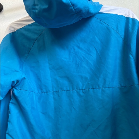 Adidas Blue and White Windbreaker Jacket - Picture 5 of 5